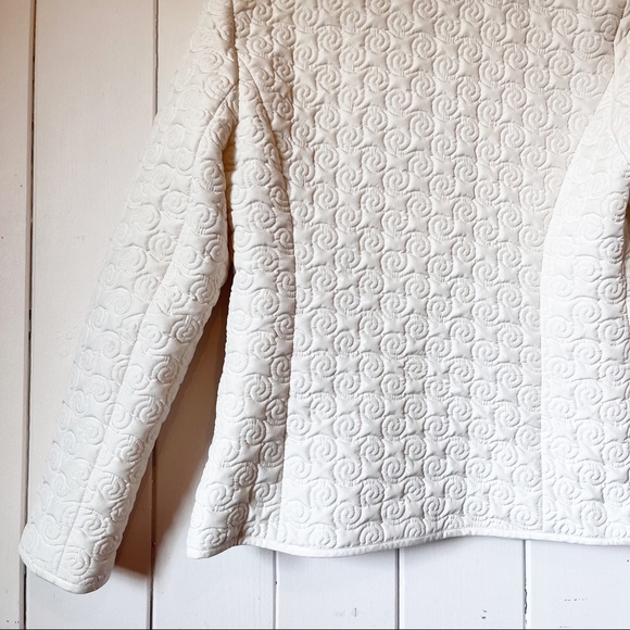 giacca White quilted Jacket. Size Medium. - Picture 7 of 8